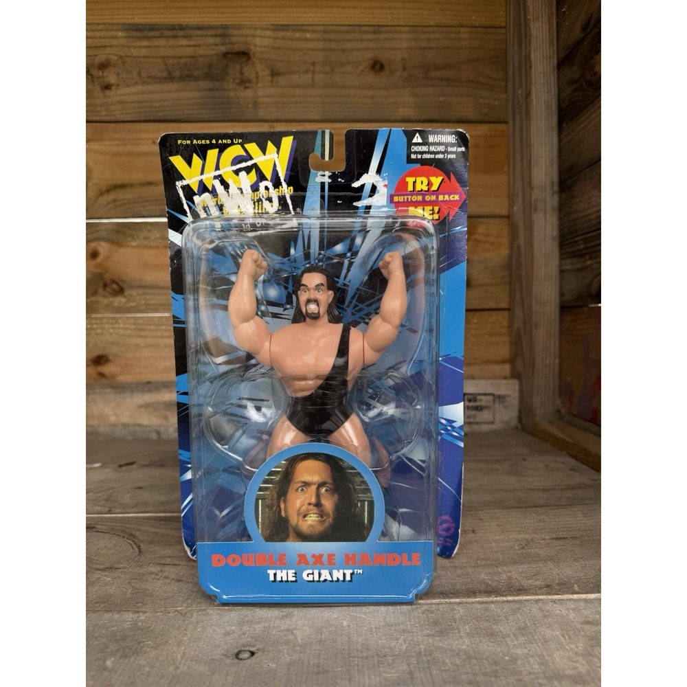 1998 WCW "The‎ Giant" The Big Show wrestling figure NWO Double Axe Handle WWF